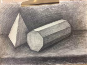 素描石膏体积画法课堂
